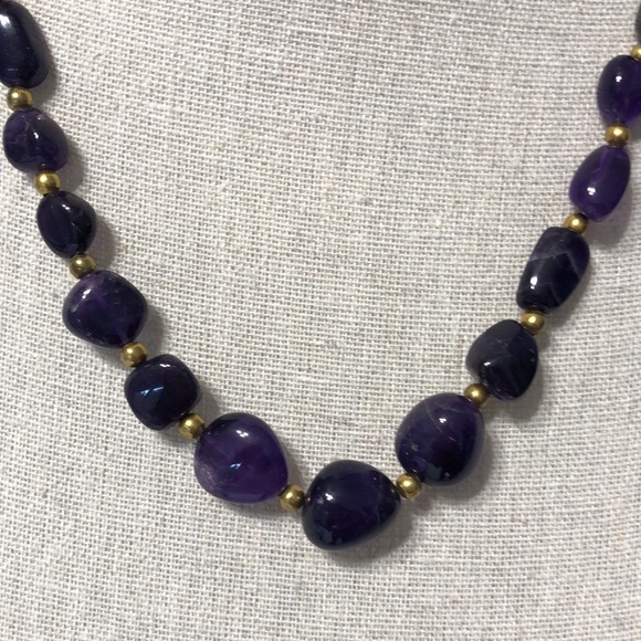 lusso amethyst necklace stauer